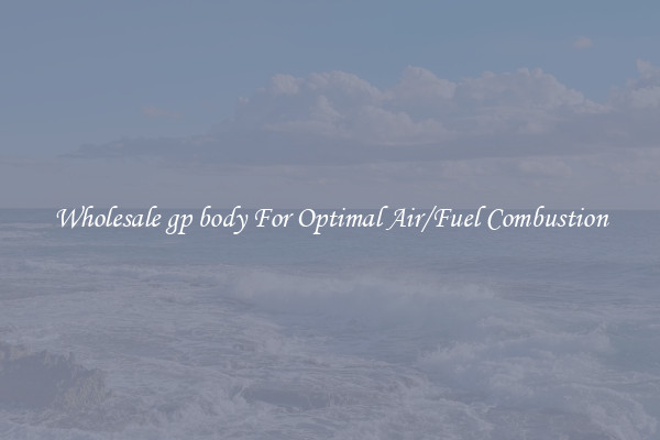 Wholesale gp body For Optimal Air/Fuel Combustion