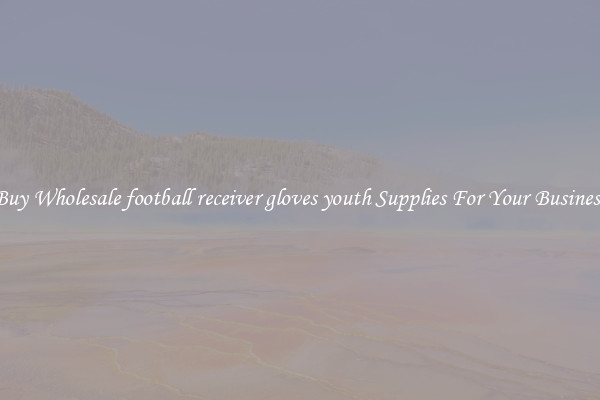 Buy Wholesale football receiver gloves youth Supplies For Your Business