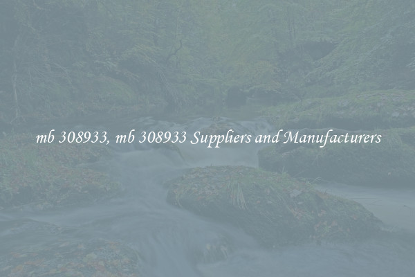 mb 308933, mb 308933 Suppliers and Manufacturers