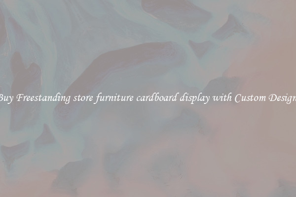 Buy Freestanding store furniture cardboard display with Custom Designs
