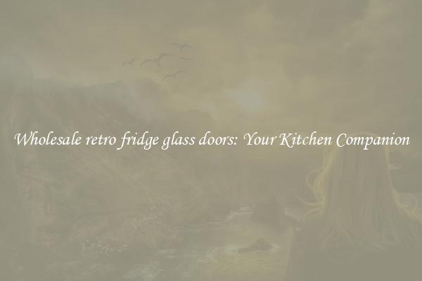 Wholesale retro fridge glass doors: Your Kitchen Companion