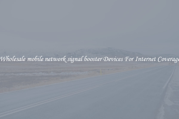 Wholesale mobile network signal booster Devices For Internet Coverage